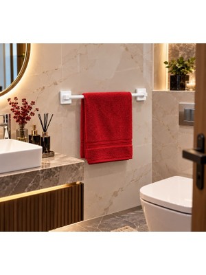 ACAR SU ARMATÜRLERİ Platin White Uzun Havluluk Acar KS8002
