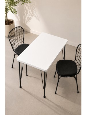 Valu Home 60X90 Çok Amaçlı Masa - Mutfak Masası Yemek Masası Çalışma Masası Balkon Masası Kafe Masası