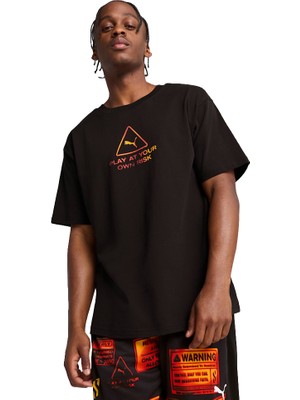 Puma Scoot Cautıon Erkek T-Shırt 630698-01