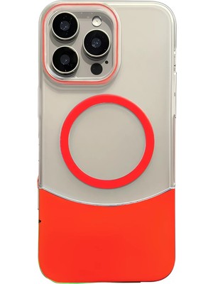Bezos Joko Apple iPhone 14 Pro Max Velar Magsafe Kapak - Kırmızı