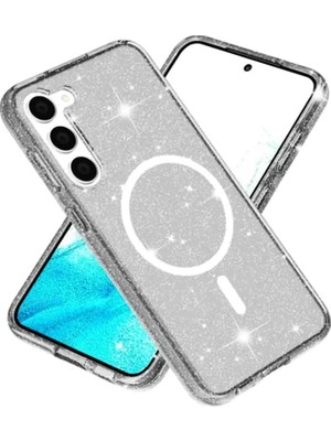Bezos Joko Samsung Galaxy S23 Fe Kılıf Star Magsafe Kapak - Siyah
