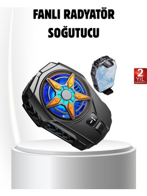 DMC Oyun Telefonu Soğutucu Fan – Sessiz ve Kompakt Mobil Soğutma Cihazı - Bayi Depom