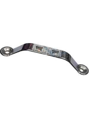Colezium Dekoratif Zamak Kulp Dıştan - 64MM, Nikel, 100 Adet