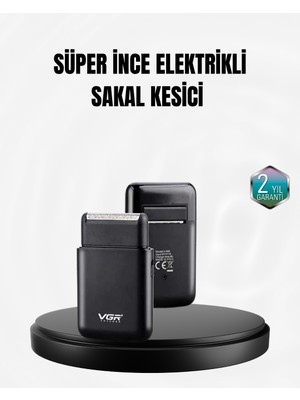 DMC Taşınabilir Elektrikli Tıraş Makinesi USB Şarjlı 5W Motor ve 0.3 mm Hassas Kesim - Bayi Depom