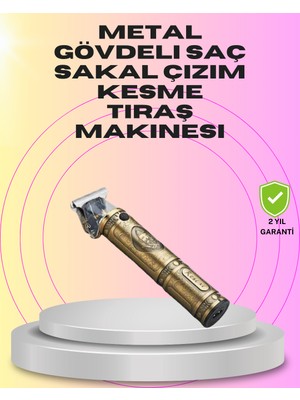DMC Güçlü Motorlu, 4 Kıluz Taraklı Kompakt Saç Kesme Makinesi – Uzun Pil Ömürlü - Bayi Depom
