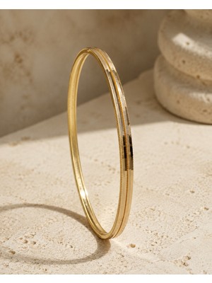 Sarezza Gold Çift Sıra Ikili Ajda Bilezik – 10 gr 8 Ayar