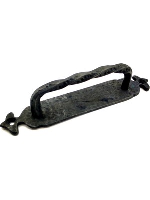 Colezium Antika Tarz Dekoratif Pirinç Burgulu Çekme Kol - 205X33 Mm, Oksit