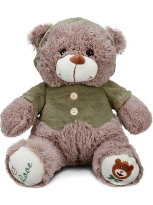 Semel Nessiworld Puffy Friends T-Shirtlü Sevimli Peluş Ayı 43 cm