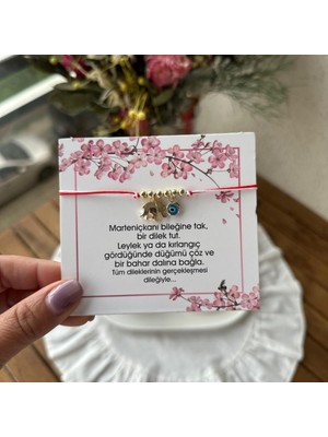 Merve Takı Marteniçka Nazar Boncuklu Fil Şans Bileklik