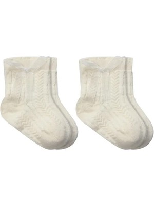 Semel Fiyonklu Penye Soket Çorap 2li 10150 Naturel