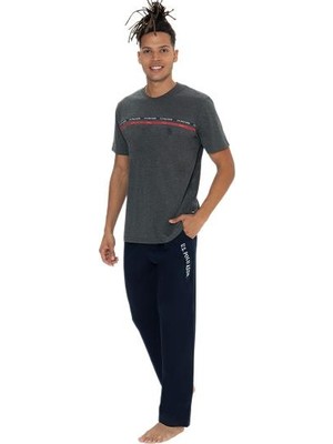 Kly U.s Polo 18895  Erkek Pijama Takım