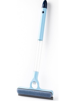 Üstüner 4 In 1 Spreyli Cam Temizleyici Çekçek ve Fırça Aparatı Su Hazneli Pratik Camsil Çok Fonksiyonlu Pencere Banyo Ayna Temizlik Aracı