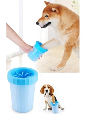 Üstüner Silikon Fırçalı Kedi Köpek Ayak Temizleyici – Hazneli Pati Yıkama Kabı, Evcil Hayvan Ayak Temizleme Bardağı, Pratik Taşınabilir Pati Temizleyici, Silikon Yumuşak Fırçalı (Asorti Renk)