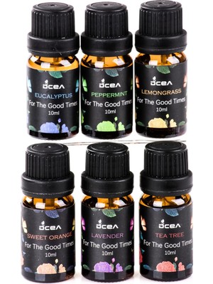 Üstüner Mukko Home Aroma Therapy 6'li Set Doğal Buhurdanlik Yaği &amp; Nemlendirici Yaği &amp; Difüzör Yaği, FAN24