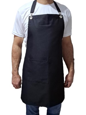Üstüner Profesyonel Mutfak Önlüğü,cepli Ayarlanabilir Askılı Belden Bağlamalı/unisex/kadın/erkek/aşçı/barista/garson/restoran/cafe ve Ev Kullanımı Için Ideal -Su Itici Dayanıklı KUMAŞ,70X80 cm