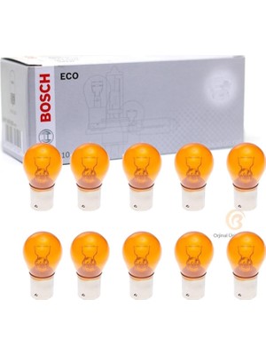 Üstüner Ampul 12V 21W 93 Yakın Tırnak Sarı 10 Adet