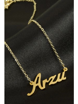 Pileli Store Arzu Isimli Kolye (Kişiye Özel)