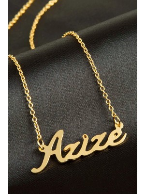 Pileli Store Azize Isimli Kolye (Kişiye Özel)