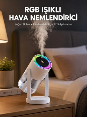 Semel Gökyüzü Projektörlü Buhar Makinesi Ev Ofis ve Araç Uyumlu Yeni Nesil