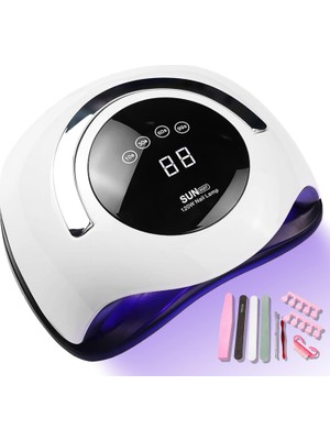 Üstüner 120W Tırnak Kurutucu, Tırnaklar Için Uv LED Lamba, 4 Zamanlayıcılı Profesyonel Tırnak Lambası, Jel Tırnaklar Için Tırnak Kurutucu Çıkarılabilir Taşınabilir Tırnak Kurutucu, Tırnak ve Ayak Tırnağı