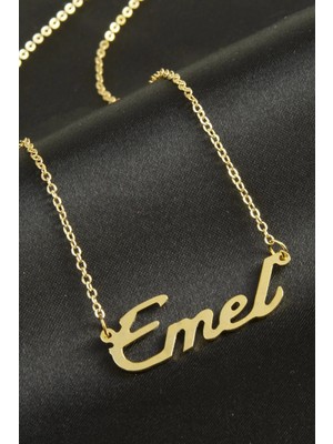 Pileli Store Emel Isimli Kolye (Kişiye Özel)