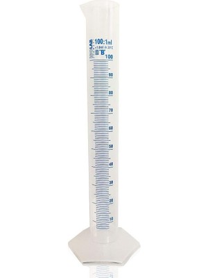 Üstüner 100ML Plastik Mezür Mavi Skala