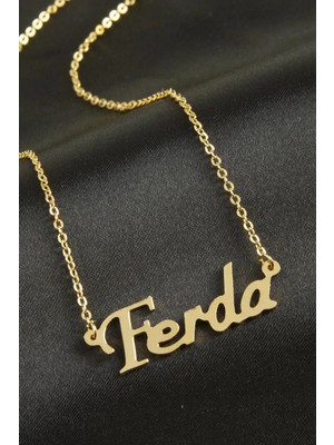 Pileli Store Ferda Isimli Kolye (Kişiye Özel)