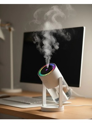 Semel Yıldızlı Projektör Hava Nemlendirici Ultrasonik Buhar ve Rgb Işık