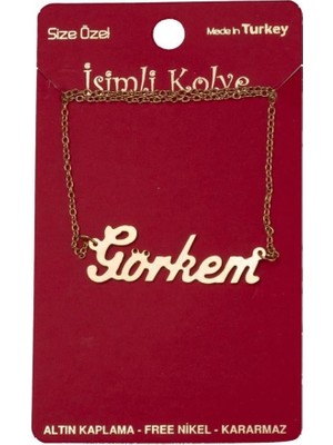 Pileli Store Görkem Isimli Kolye (Kişiye Özel)