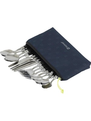 Üstüner Pouch Cutlery Set Kamp &amp; Piknik Çatal Bıçak Takımı