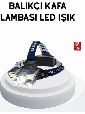 Semel Profesyonel Şarjlı LED Far – Ipx5 Suya Dayanıklı, 4 Işık Modu, Hareket Sensörlü