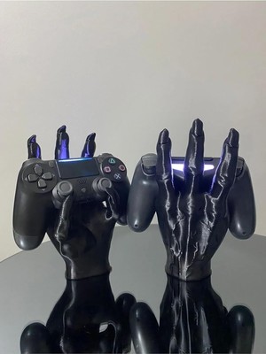 Üstüner Dekoratif Kol Tutucu, Canavar El Joystick Kumanda Standı, DLC3DDESIGN Xbox Için / Ps4 / Ps5 Için ile Uyumlu, Dlcyn2