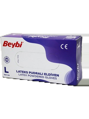 Semel Beybi L Pudralı Muayene Eldiveni 100LÜ