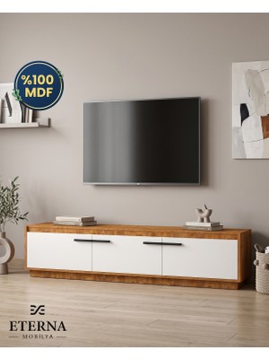 Eterna Mobilya 180 Cm, 3 Kapaklı Tv Ünitesi | %100 Mdf | ETRTV00100