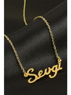 Pileli Store Sevgi Isimli Kolye (Kişiye Özel)