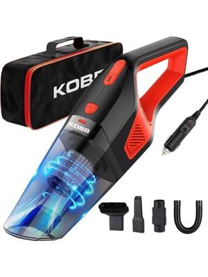 Üstüner KBV12 12VOLT/120WATT Araç Süpürgesi + 5 Parça Aksesuar Seti + Taşıma Çantası