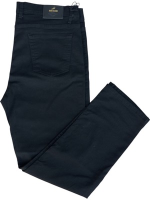 Gambia Outdoor's Erkek Büyük Beden Pantolon Esnek Likralı Normal Bel Düz Paça Kot Pantolon Süper Battal