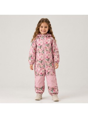 Mesabay  Unicorn Çiçek Desenli Softshell Yağmur Tulumu