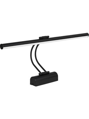 Kazan Hobi 3200K Gün Işığı Veren 50 cm LED Duvar Apliği, Siyah