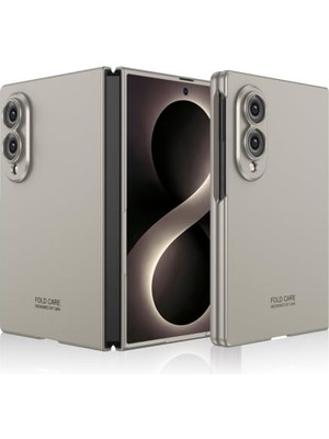 Kazan Hobi Samsung Galaxy Z Fold 8 Uyumlu Titanyum Renkli Ince Sert Silikon Kılıf; Mat Pastel Yüzey ve Parmak Izi Bırakmayan Kapak
