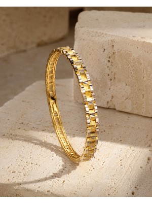 Sarezza Gold Rolex Model Kelepçe Bilezik – 8 Ayar-5,50 gr