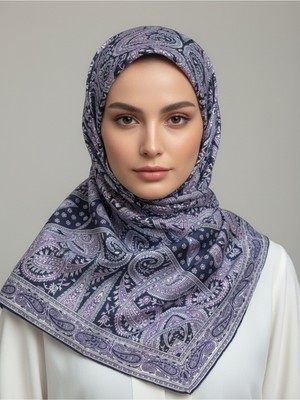 Lady Coco Dijital Baskı Royan Eşarp Desen 1 Renk 11