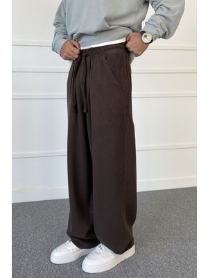 Alışveriş Sokağı Yıkamalı Bağcıklı Baggy Bol Kalıp Jean | STK2083-JEAN