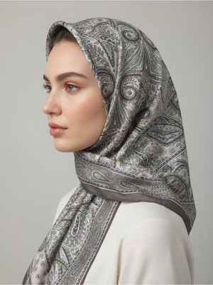 Lady Coco Dijital Baskı Royan Eşarp Desen 1 Renk 3