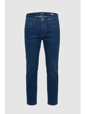 Replay Erkek Yıkamalı Jean Pantolon Anbass M.914 U007627 Mavi