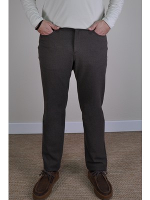 Vaganza Erkek Regular Fit Klasik Bel Kalın Pantolon U008179 Kahve