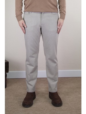 Vaganza Erkek Regular Fit Klasik Bel Kalın Pantolon U008179 Krem