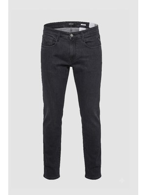 Replay Erkek Yıkamalı Jean Pantolon Anbass M.914 U007627 Füme