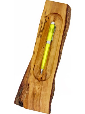 Divitpen Neon Sarı Şeffaf Gövdeli Tükenmez Kalem