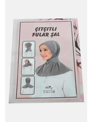 Meks Çıtçıtlı Fular Şal